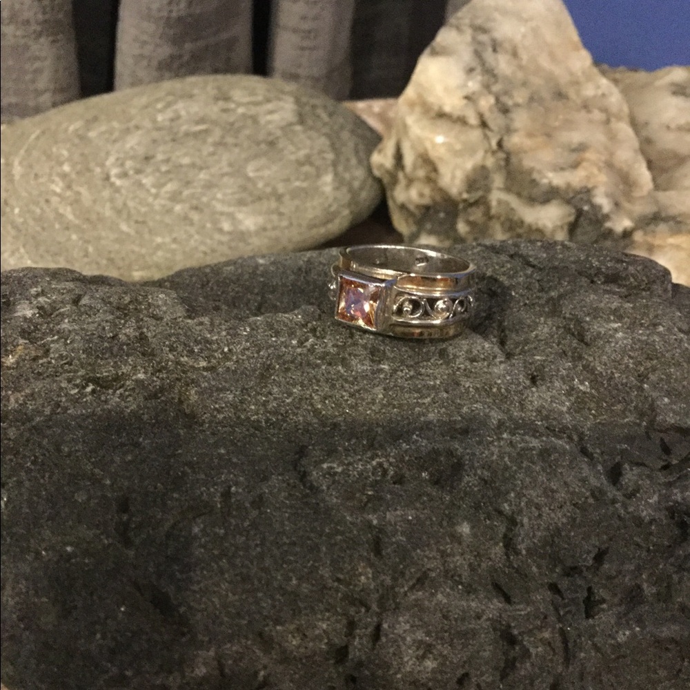 Morganite Sterling Ring - image 6